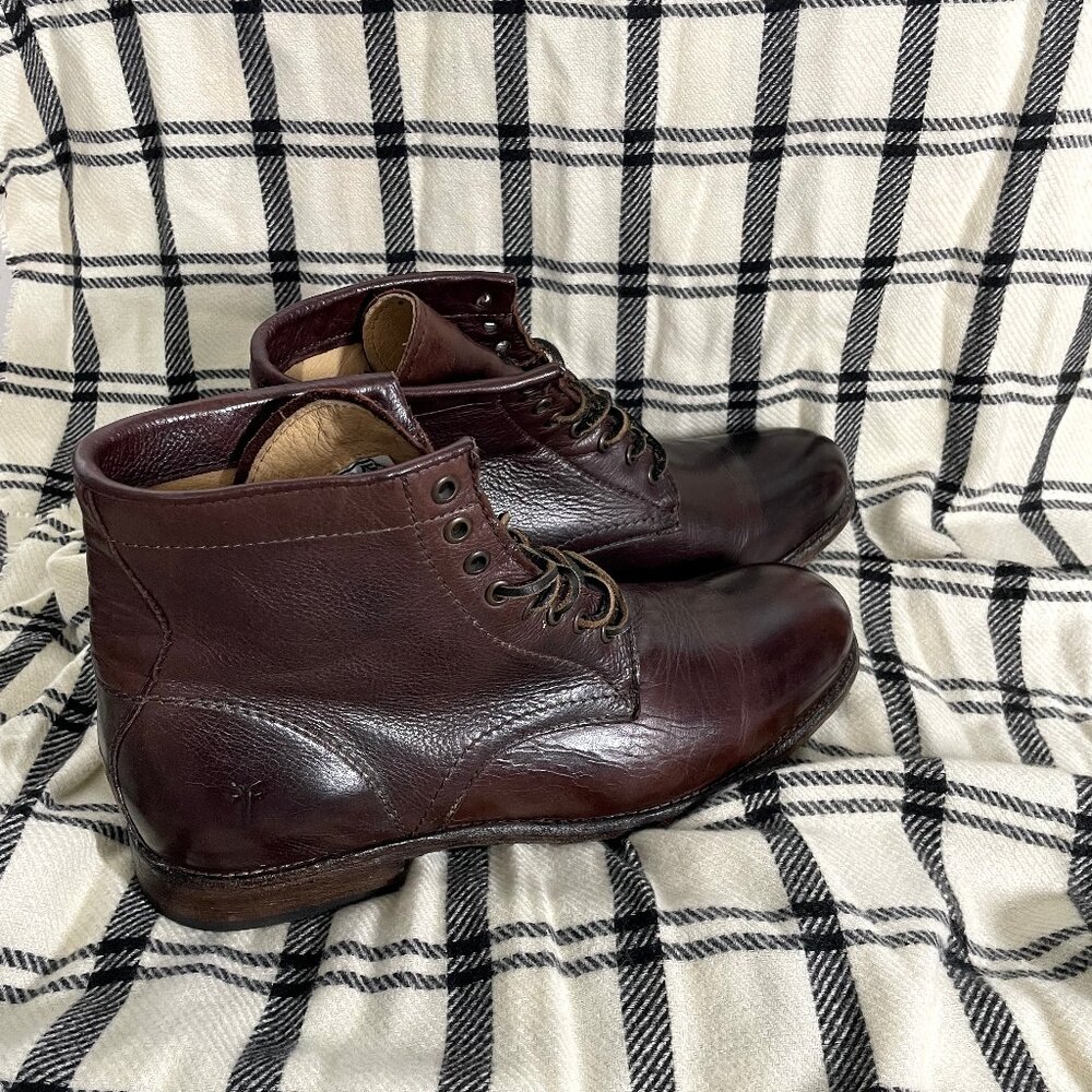FRYE | Tyler Lace-Up Boots | Men’s Size 10 - Picture 2 of 8